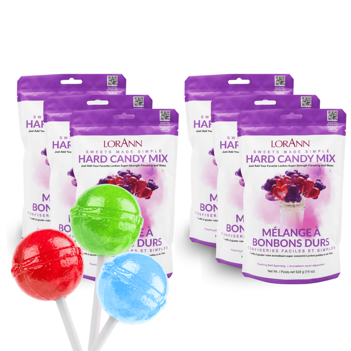 Hard Candy Mix by LorAnn – Easy Mix Base for Isomalt Candies & Lollipops - CaljavaOnline4210-0006