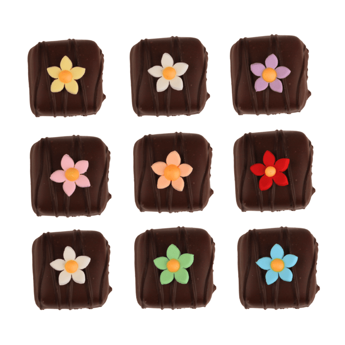 Hyacinth Sugar Flower Toppers - Small - CaljavaOnlineP-HYASMINICupcake Decorations