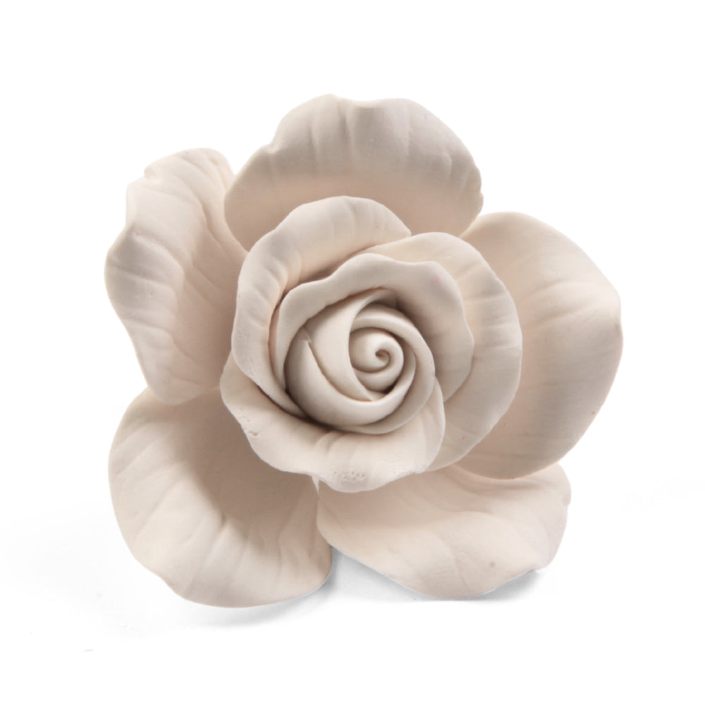Hybrid Tea Rose 2" - White - CaljavaOnlineWRP5-5CMWHGumpaste Flowers