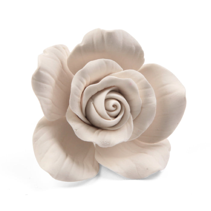 Hybrid Tea Rose 2" - White - CaljavaOnlineWRP5-5CMWHGumpaste Flowers