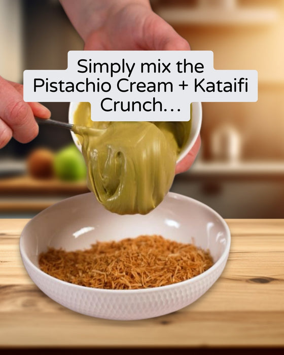 Authentic Turkish-style kataifi dough for kunafa, baklava, and viral Dubai chocolate bars. Available in 10 oz & 10 lb sizes by Caljava