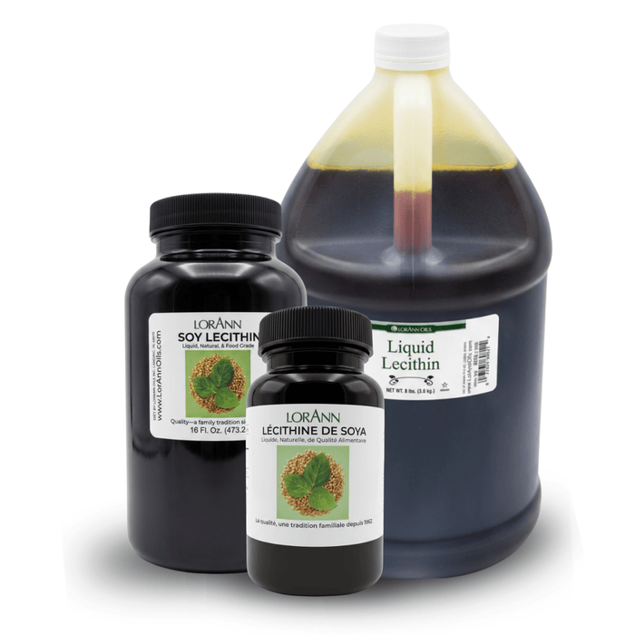 Lecithin by LorAnn – Soy Lecithin Moisture Retainer & Shelf-Life Extender for Edibles, Baking, Candies & Chocolate - CaljavaOnline6085-0800Preservative