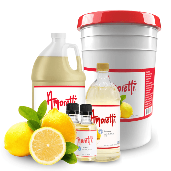 Lemon Extract Water Soluble by Amoretti - CaljavaOnlineAMRTI-49-2OZFlavor