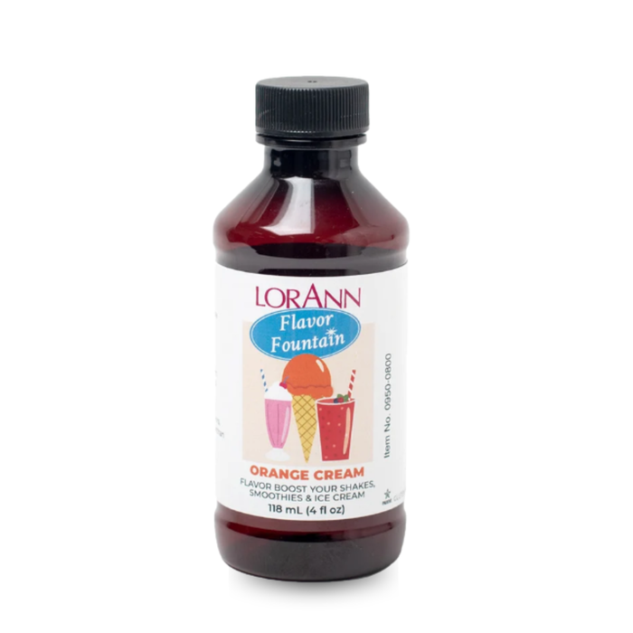 LorAnn Oils Orange Cream Dreamsicle Flavor 4oz bottle for ice cream and beverages