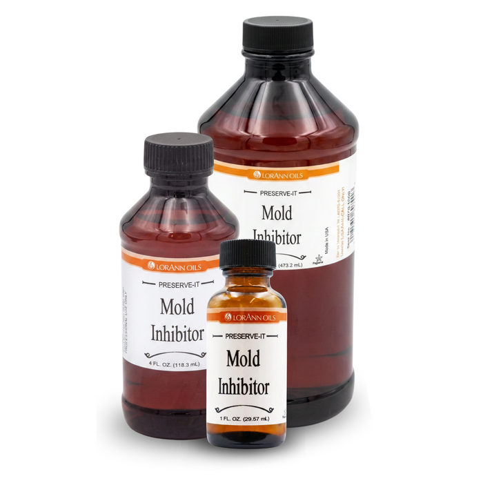 LorAnn Preserve-It Mold Inhibitor bottle used to extend shelf life and prevent mold on infused cannabis gummies