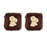 Mini Bunny Looking Up Royal Icing Decorations (Bulk) - Beige - CaljavaOnlineY1935WHTCupcake Decorations