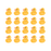 Mini Duck Royal Icing Decorations (Bulk) - CaljavaOnlineY1936-2Cupcake Decorations