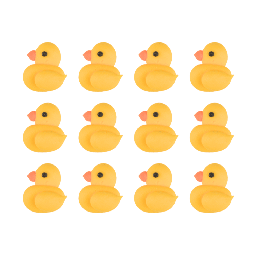Mini Duck Royal Icing Decorations (Bulk) - CaljavaOnlineY1936-2Cupcake Decorations
