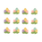Mini Easter Eggs Royal Icing Decorations (Bulk) - CaljavaOnlineY1931Cupcake Decorations