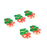 Mistletoe Royal Icing Decorations (Bulk) - CaljavaOnlineY2437Cupcake Decorations