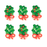 Mistletoe Royal Icing Decorations (Bulk) - CaljavaOnlineY2437Cupcake Decorations
