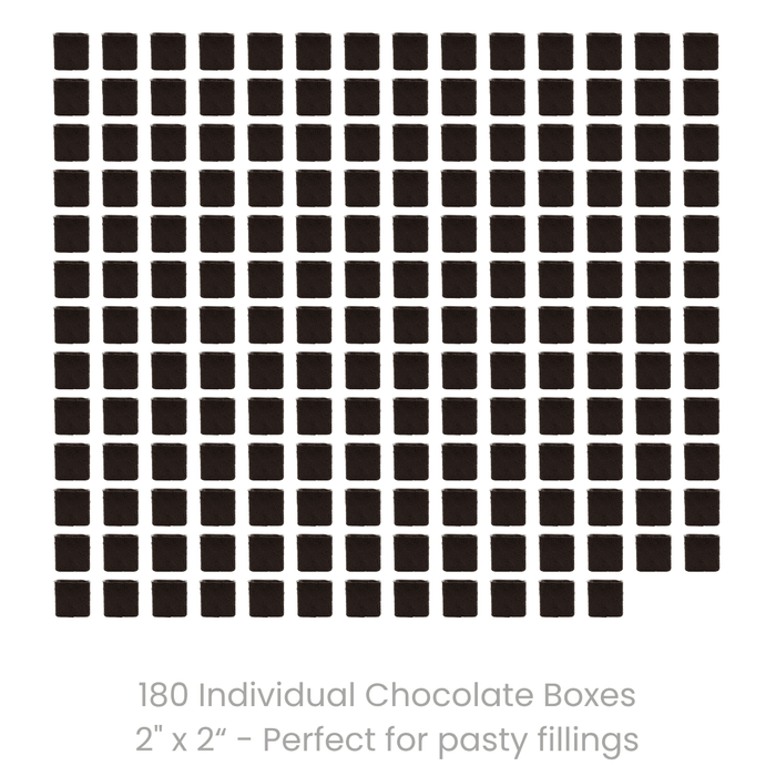 Molded Textured Chocolate Boxes – Edible Dessert Shells for Pastry Chefs & Catering - CaljavaOnline3131DTXChocolate