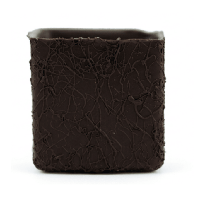 Molded Textured Chocolate Boxes – Edible Dessert Shells for Pastry Chefs & Catering - CaljavaOnline3131WTXChocolate
