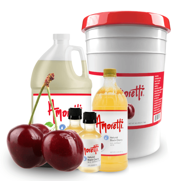 Natural Black Cherry Extract Water Soluble by Amoretti - CaljavaOnlineAMRTI-518-2OZFlavor