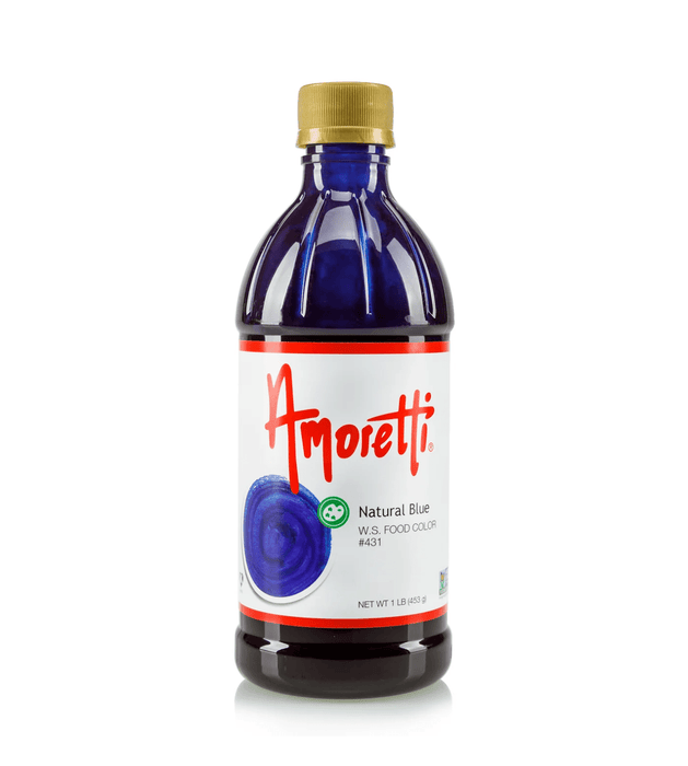Natural Blue Food Color - Water Soluble by Amoretti - CaljavaOnlineAMRTI-431-2OZColors