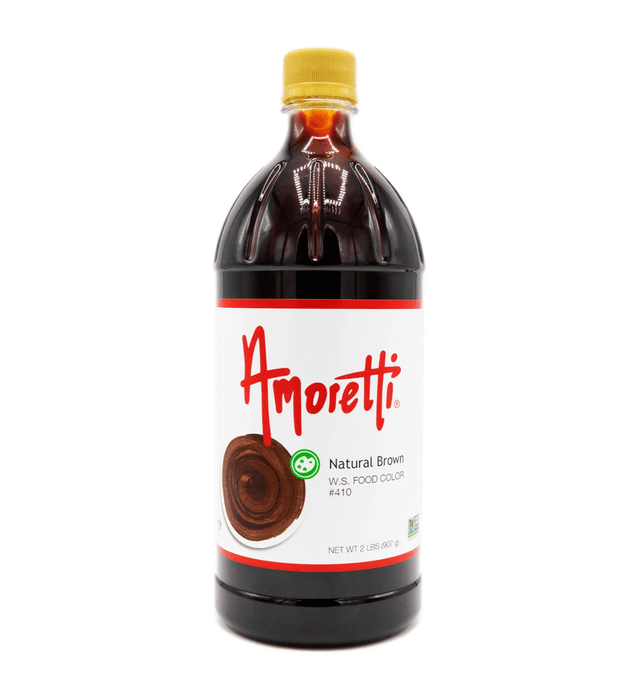 Natural Brown Food Color - Water Soluble by Amoretti - CaljavaOnlineAMRTI-410-2OZColors