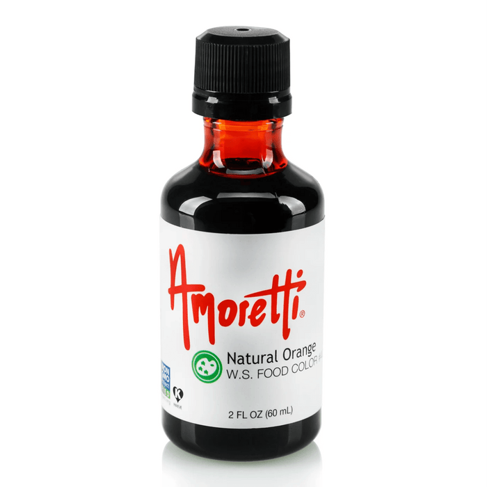Natural Orange Food Color - Water Soluble by Amoretti - CaljavaOnlineAMRTI-402-2OZColors