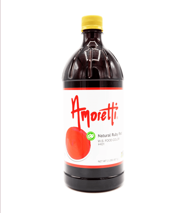 Natural Ruby Red Food Color - Water Soluble by Amoretti - CaljavaOnlineAMRTI-401-2OZColors
