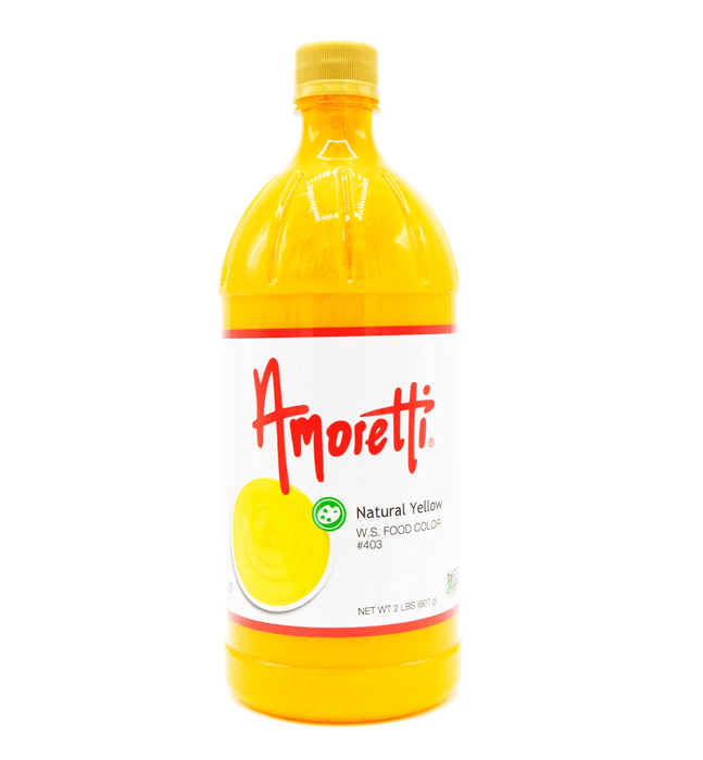 Natural Yellow Food Color - Water Soluble by Amoretti - CaljavaOnlineAMRTI-403-2LBColors