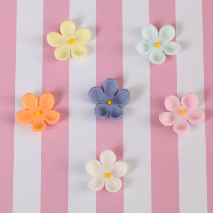 Small Blossom Sugar Flowers - Mix Color