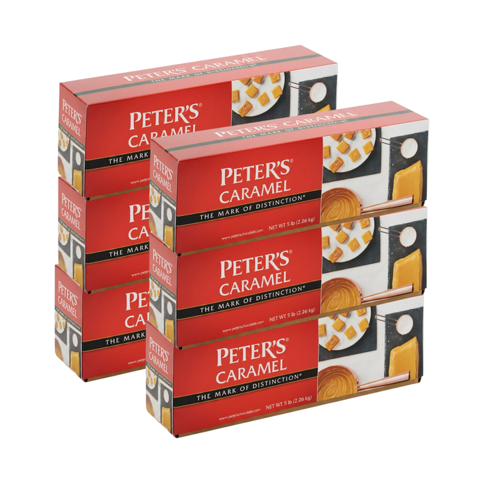 Professional-grade Peter's 30 lb caramel loaf for chocolatiers and candy makers