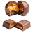 Chocolate-covered caramel candies crafted using Peter's Caramel 5 lb loaf