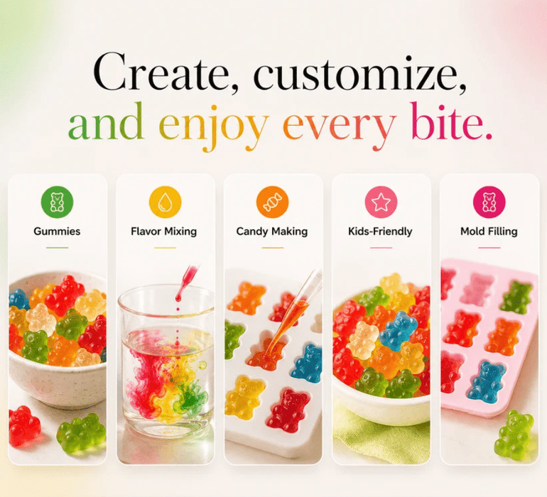 Powdered Gummy Mix – Professional Quality Gummy Mix for Candy & Cannabis Edibles by LorAnn - CaljavaOnline4220-0006