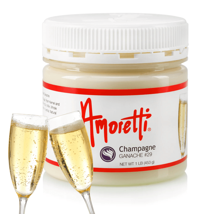 Premium Champagne Ganache by Amoretti - Bakery Glaze & Pastry Filling - CaljavaOnlineAMRTI-29-1LBGanache