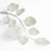 white Rose Leaves gumpaste sugarflower cake decorations perfect as cake toppers for cake decorating fondant cakes and wedding cakes. Wholesale sugarflowers. Wholesale cake supply.