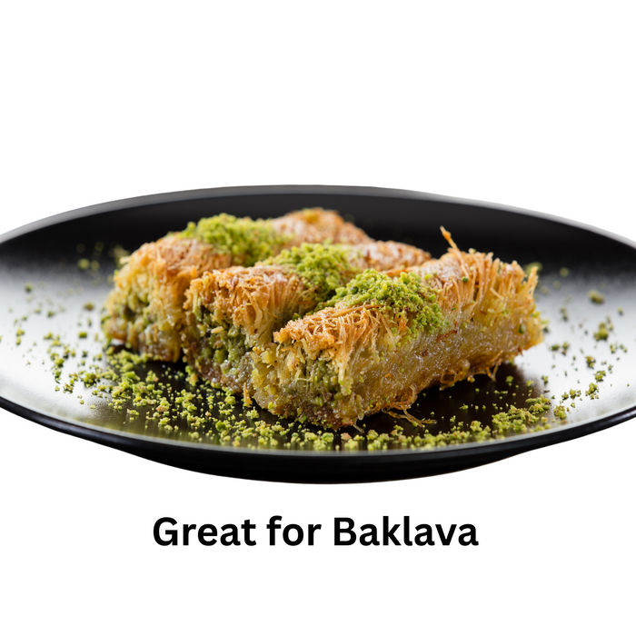 High-quality shredded kataifi dough for kunafa, Dubai chocolate bars, and gourmet pastries. Professional results made easy by Caljava