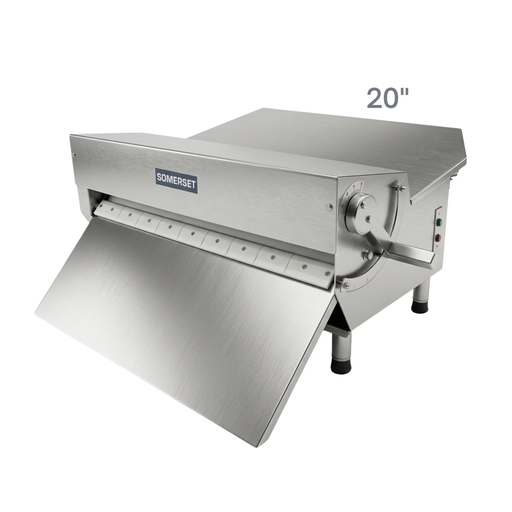 Somerset CDR-500F 20-inch fondant and dough sheeter with stainless steel release tray