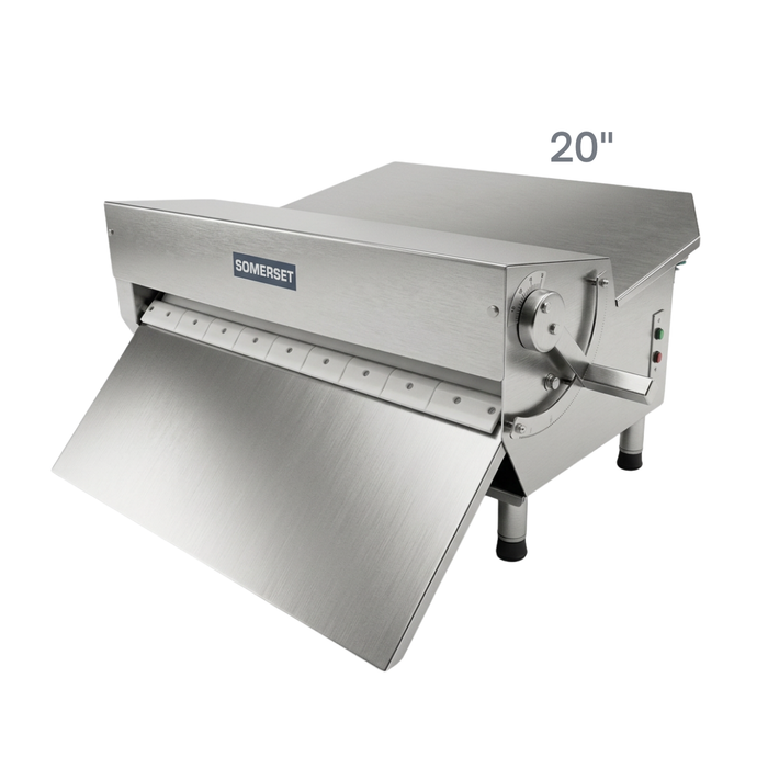 Somerset CDR-500F 20-inch fondant and dough sheeter with stainless steel release tray