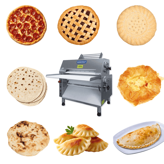 Somerset Countertop Two Stage Dough Sheeter 20" (CDR-2000) - CaljavaOnlineCDR-2000Fondant Sheeter