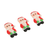 Standing Santa Royal Icing Decorations (Bulk) - CaljavaOnlineY2440Cupcake Decorations