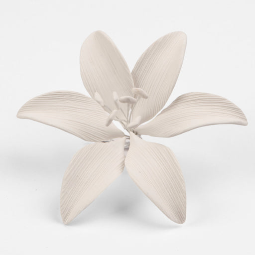Stargazer Lily - White - CaljavaOnlineSTGWHGumpaste Flowers
