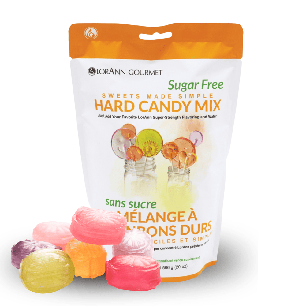 Sugar Free Hard Candy Mix by LorAnn – Easy Mix Base for Isomalt Candies & Lollipops - CaljavaOnline4215-0000