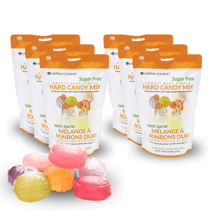 Sugar Free Hard Candy Mix by LorAnn – Easy Mix Base for Isomalt Candies & Lollipops - CaljavaOnline4215-0006
