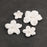 White Blossoms w/ Pearl Centers - CaljavaOnlineWRP5-5CMWHGumpaste Flowers