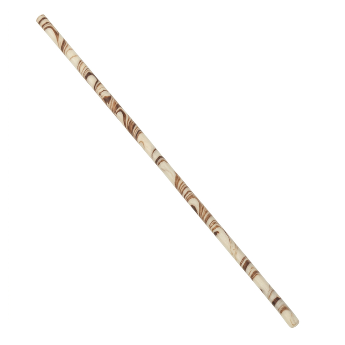 White chocolate sticks with dark chocolate marbling detail for artisan pastry decorations.