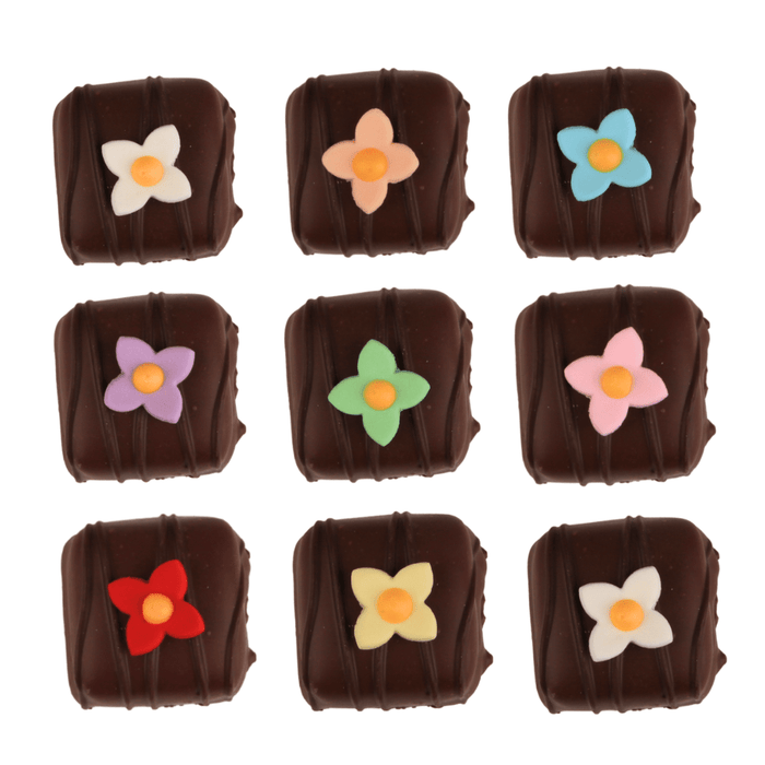 Wildflower Sugar Flower Toppers - CaljavaOnlineP-4PFSCupcake Decorations