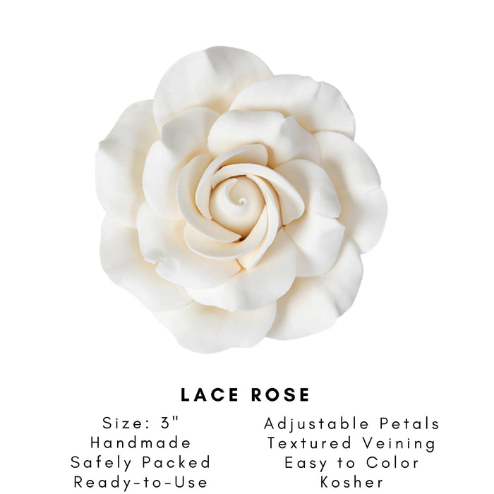 Rose Garden Spray, White Lace-CA