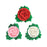 Rose Royal Icing Topper for cake decorating your own cupcakes, cakes, and fine chocolates. Edible chocolate decorations.