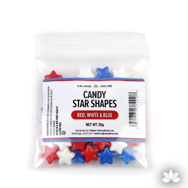 Red, White, & Blue Candy Stars - 35g