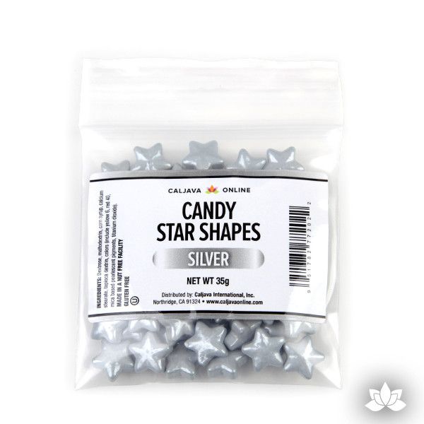 Silver Candy Stars - 35g