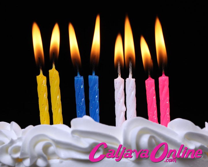 Glittered Candles