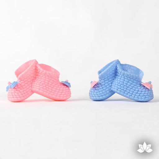 Vintage Twin Baby Booties