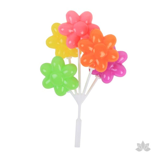 Flower shaped balloons perfect for birthday parties and baby showers