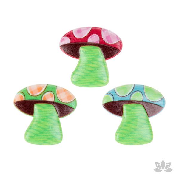 Plastic Rings - Mushrooms