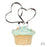 Valentine Cupcake Topper great for cake decorating your own Valentine cupcakes.