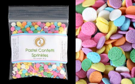 Give your cupcake it's finishing touch with these Pastel Confetti Sprinkles.&nbsp; Perfect for any celebration, these fun colorful sprinkles are great on cupcak